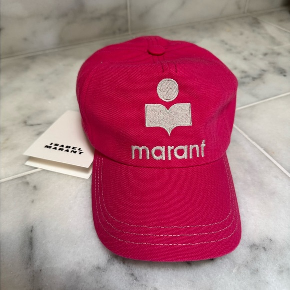 Isabel Marant Tyron Pink Hat - NWT - Picture 1 of 6